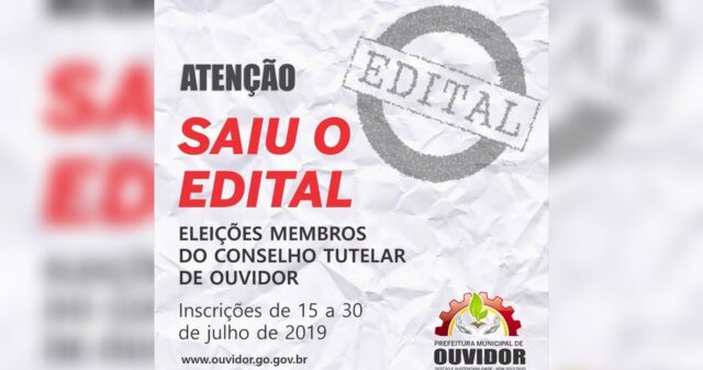 Eleições de membros do Conselho Tutelar de Ouvidor