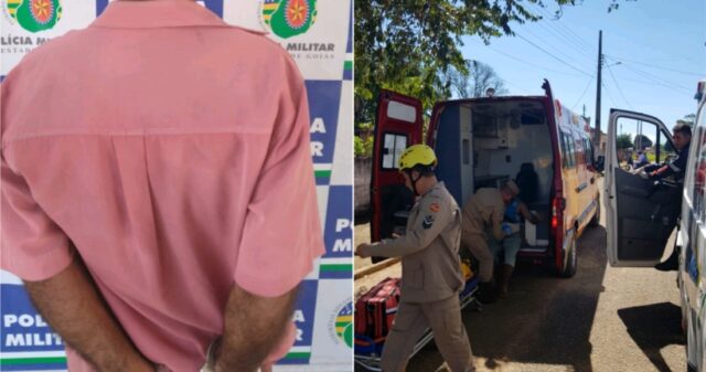 Em Ipameri, homem é preso por tentativa de homicídio após esfaquear irmão