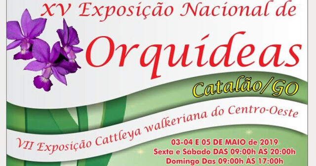15ª Exposição Nacional de Orquídeas de Catalão reúne expositores de vários estados