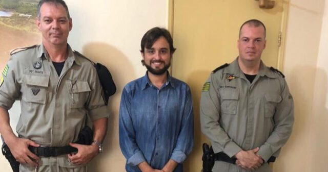 Prefeito de Davinópolis, Diogo Rosa, recebe o Comandante do 18º Batalhão da Polícia Militar