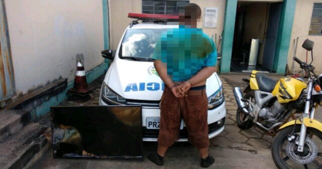 Polícia Militar de Cumari prende em flagrante suspeito por furto