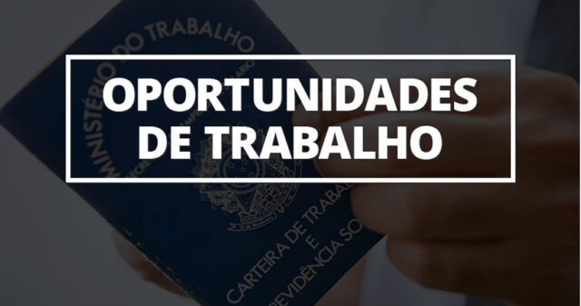 Confira as 54 oportunidades de emprego oferecida pela SETRAER nesta quinta-feira (6)