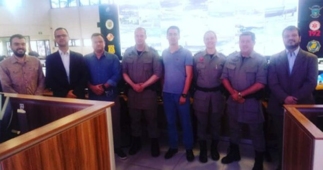 Regionais das Polícias Civil e Militar e representante do MP de Catalão fazem visita técnica ao CIICC da SSP/GO