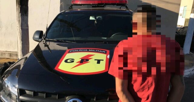 Polícia Militar prende suspeito de Roubo instantes após o cometimento do crime