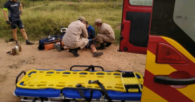 Ciclista fica ferido em queda de bicicleta no município de Cumari
