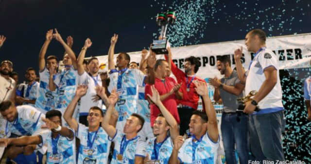 Cia do Espeto é tricampeão do futebol amador de Catalão