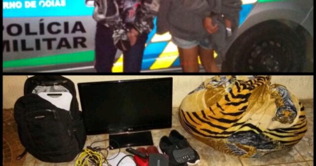 Polícia Militar recupera produtos furtados em Pires do Rio
