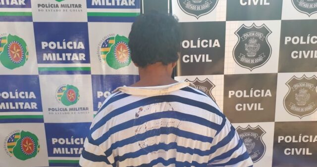 Polícias Civil e Militar de Pires do Rio, em ação conjunta, prendem suspeito de feminicídio da própria genitora