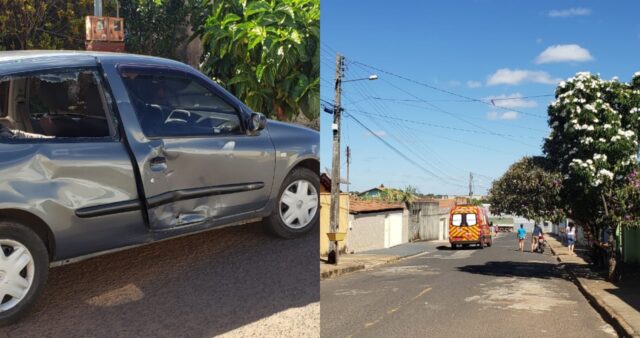 Homem fica ferido em acidente de trânsito nesta manhã de sábado em Catalão