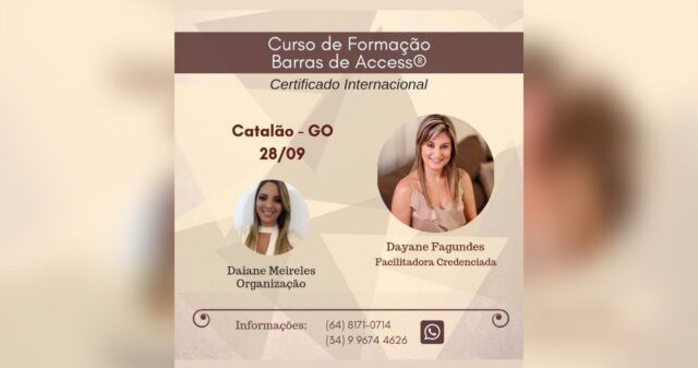 Curso de Formação Barras de Access®, Certificado Internacional