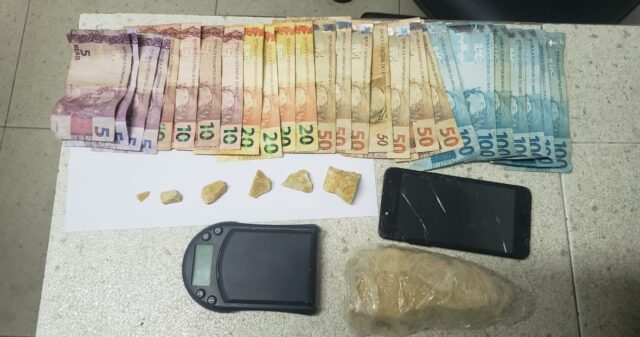 Polícia Militar prende suspeito por tráfico de Drogas em Ouvidor