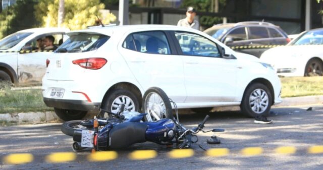 Suspeito de roubo é morto a tiros na Avenida Jamel Cecílio, no Jardim Goiás