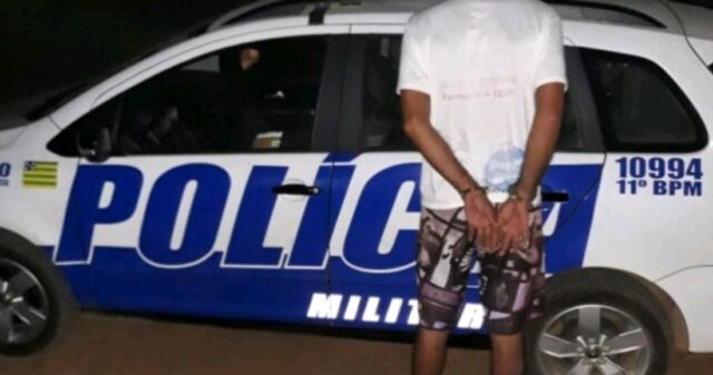 Condutor de veículo é preso em flagrante pela PM em Vianópolis