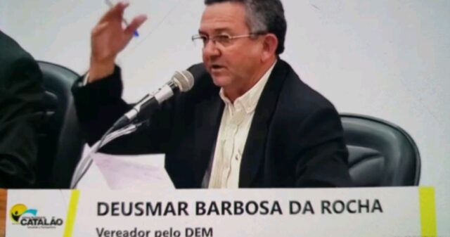 Deusmar Barbosa (DEM) protagoniza bate-boca em sessão da Câmara de Vereadores de Catalão e vídeo viraliza
