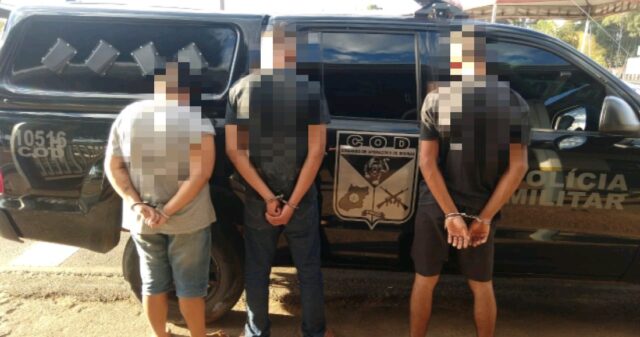 COD prende três pessoas por tráfico de drogas em Corumbaíba
