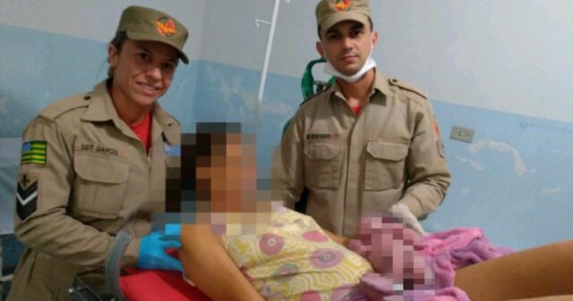 Corpo de Bombeiros realiza parto dentro de viatura em Ipameri