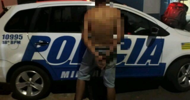 Polícia Militar prende em flagrante suspeito por furto a residência