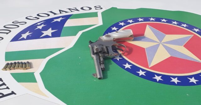 Arma de Fogo apreendida pela Patrulha Rural do 18º Batalhão no município de Ouvidor