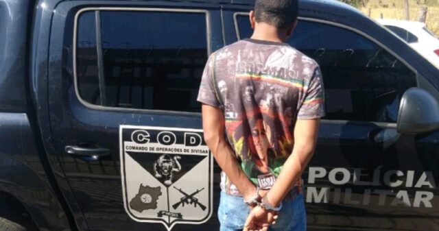 CPR recaptura foragido da justiça por crime de Estupro de Vulnerável em Corumbaíba