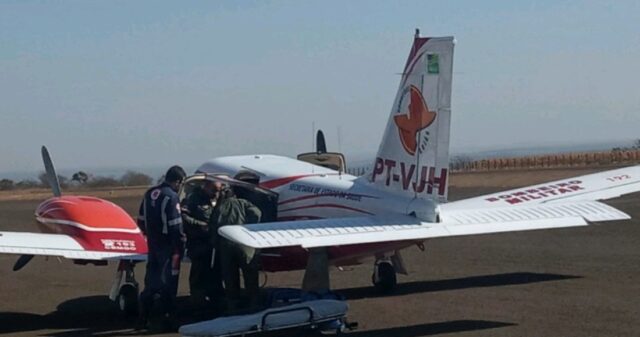 VOO PELA VIDA: segunda vez que aeronave do Corpo de Bombeiros transfere paciente de Jataí para Catalão