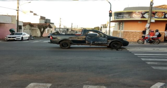 Flagrante de acidente de trânsito em Catalão