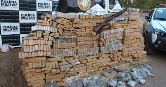 Polícia Militar apreende mais de 1,7 toneladas de maconha em Paracatu