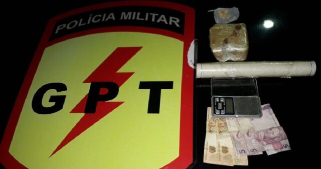 GPT realiza prisão de suspeito por tráfico de drogas