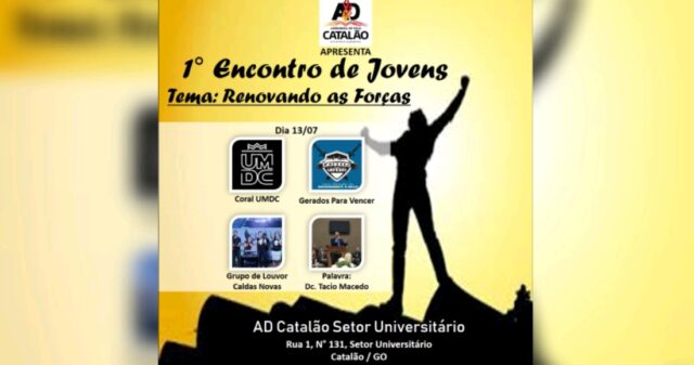 Primeiro Encontro de Jovens na AD Madureira do Setor Universitário acontecerá nesse final de semana