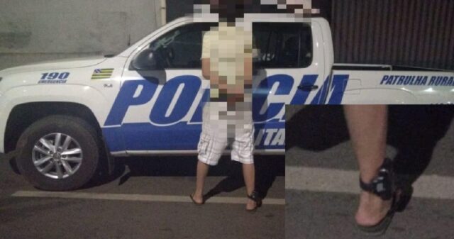 Homem com tornozeleira eletrônica é preso por Furto de aparelho celular em Catalão