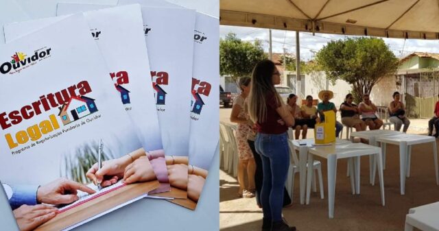 Moradores do Setor Aeroporto em Ouvidor assinam escrituras dos imóveis