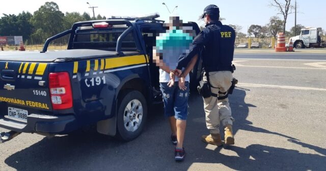 PRF realiza prisão de suspeito por crime de roubo na BR-050