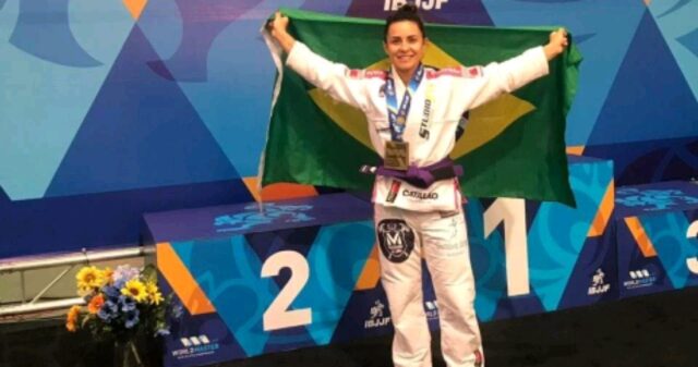 Atleta catalana Andrea Pires conquista medalha de bronze no mundial de Jiu-jitsu em Las Vegas