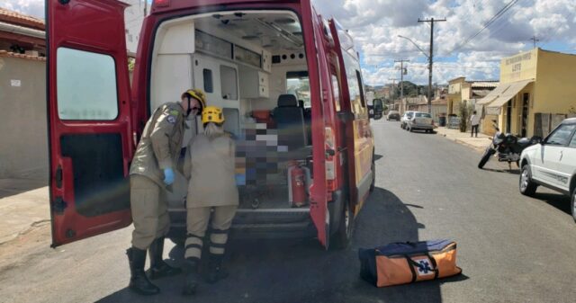Motociclista envolve em acidente na Vila Chaud em Catalão