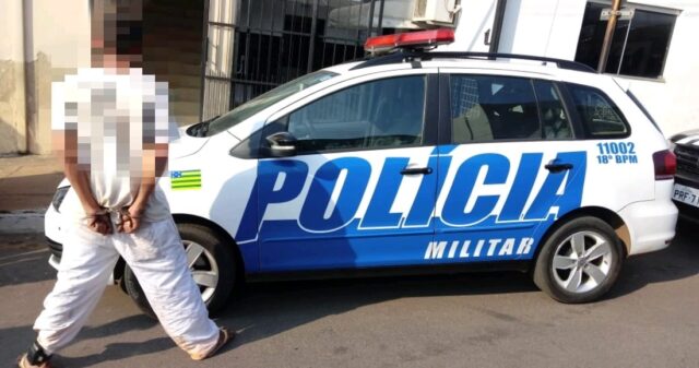 PM recaptura foragido da justiça durante abordagem no Bairro Santo Antônio