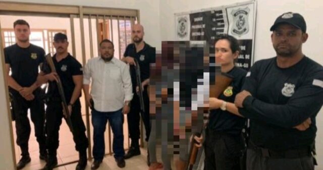 Servidores da Unidade Prisional de Orizona flagram visitante tentando repassar droga a um dos custodiados do local
