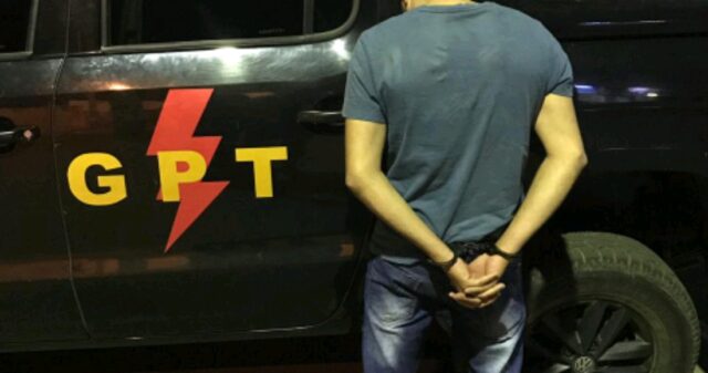 GPT prende homem suspeito por tráfico de drogas em Pires do Rio