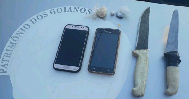 Polícia Militar prende suspeitos por crimes de roubo, receptação e tráfico de drogas em Pires do Rio