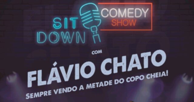 Sit-Down Comedy: Turnê de pré-lançamento do novo espetáculo de Flávio Chato chega a Catalão