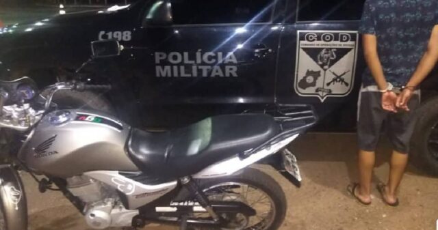 COD recupera motocicleta furtada durante abordagem em Corumbaíba