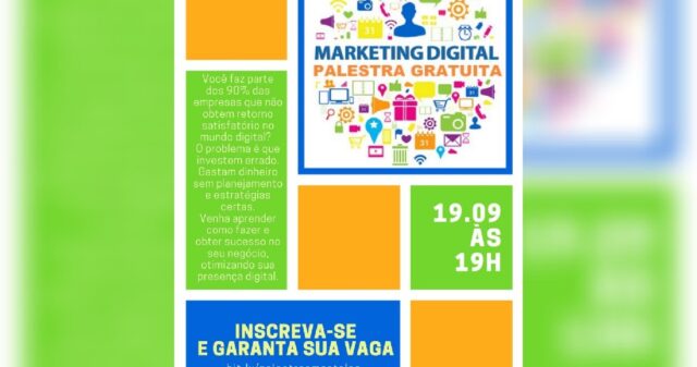 Marketing Digital, palestra gratuita inscreva-se