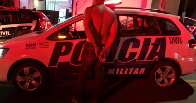 Suspeito de feminicídio é preso em flagrante pela Polícia Militar em Catalão