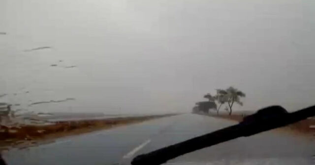 Avanço de frente fria pode provocar chuvas fortes com rajadas de vento, raios e granizo no fim de semana em Goiás