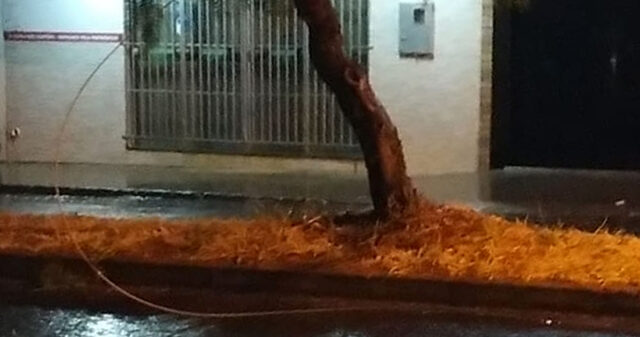 Chuva provoca falta de energia em ruas de Catalão e Três Ranchos