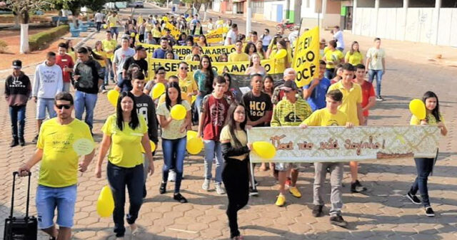Setembro Amarelo: Caminhada de Prevenção ao Suicídio e Valorização da Vida é realizada em Três Ranchos