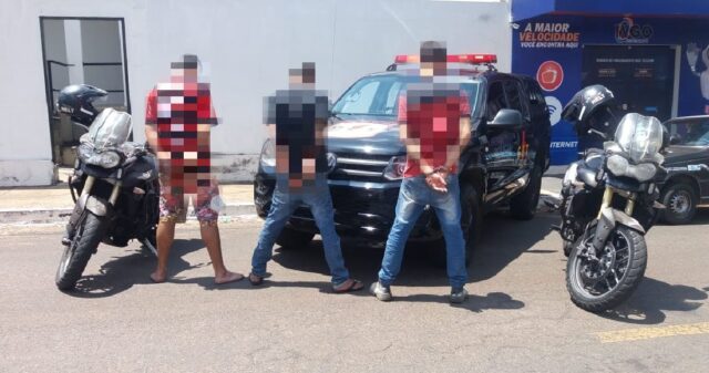 Policia Militar prende suspeitos de Roubo na cidade de Goiandira