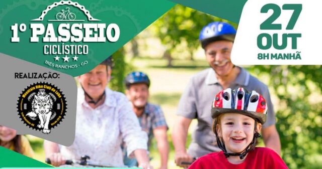 Acontece neste domingo o 1º Passeio Ciclístico de Três Ranchos