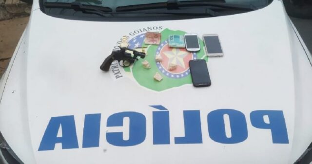 Menor Infrator é apreendido portando arma de Fogo e Drogas