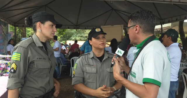 Sargentas Lívia e Cristiane intensificam Campanha de arrecadação de gelatina em Catalão
