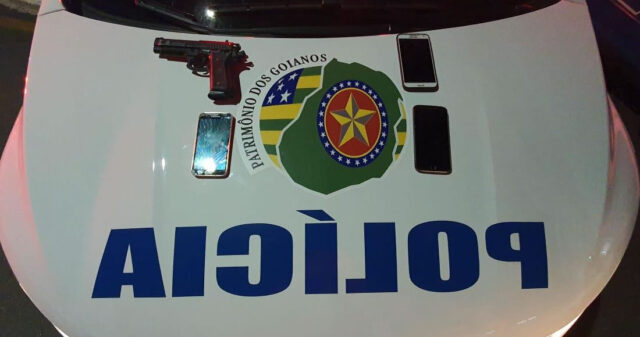 PM recupera celulares roubado apreende menores e prende receptadores em Catalão