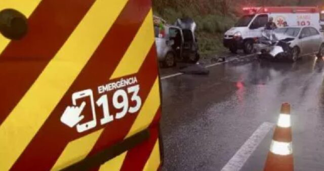 Acidente entre carros deixa dois mortos e sete feridos na BR-040, em Luziânia